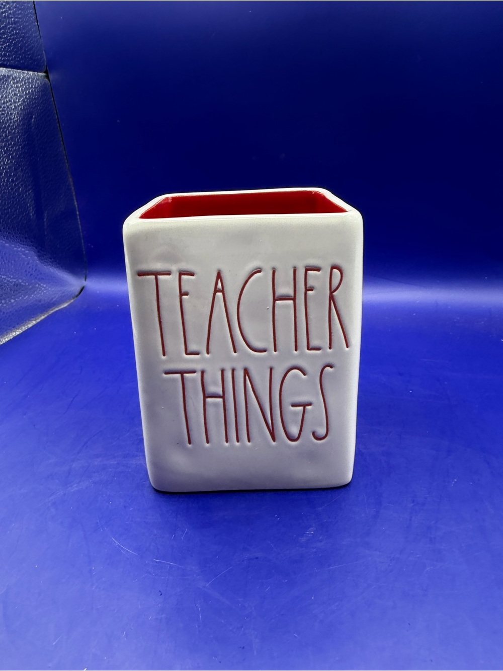 Rae Dunn Ceramic Teacher Things Pencil Cup